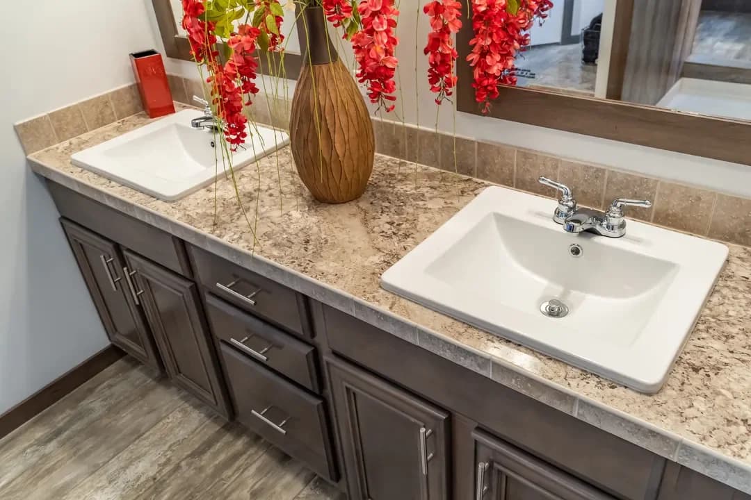 The turner bathroom home features