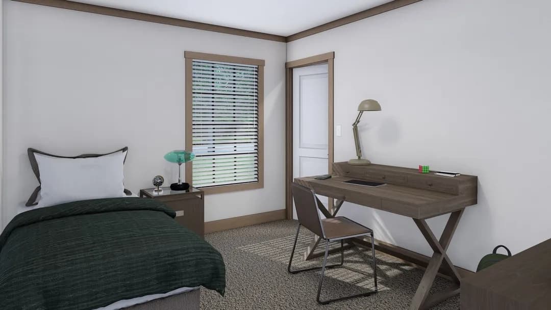 The angelina bedroom home features