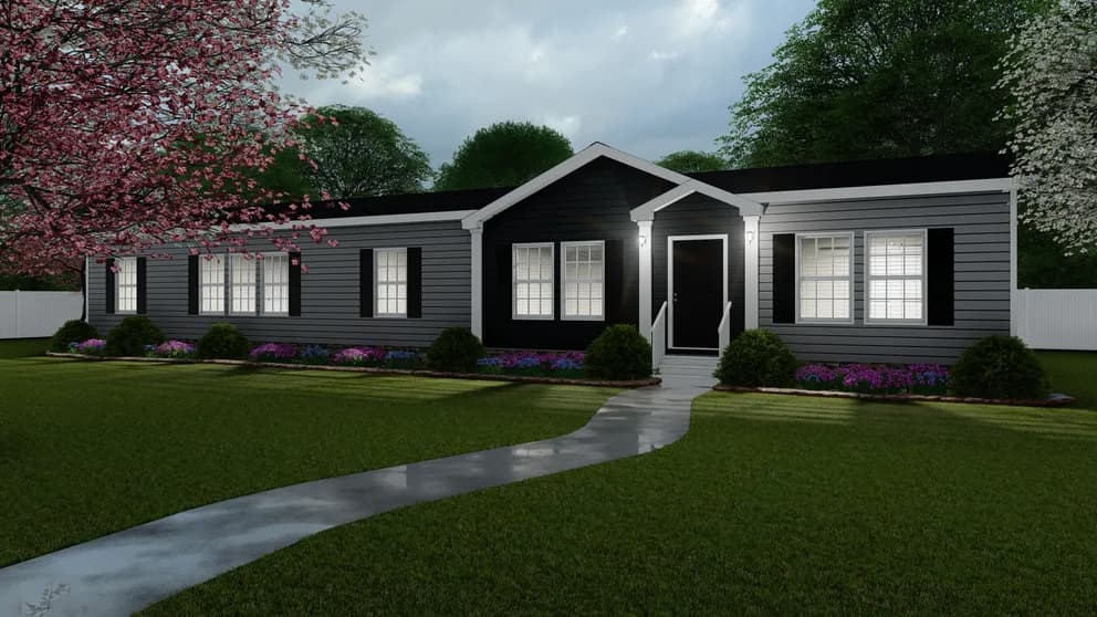 The boss hud elevation and exterior home features