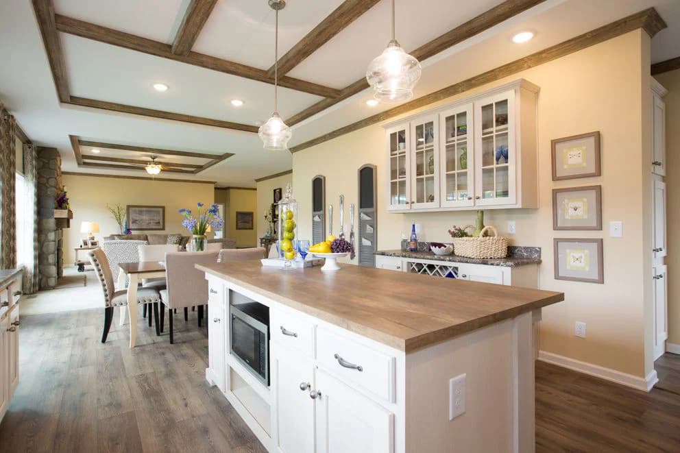 The sanibel mod kitchen home features