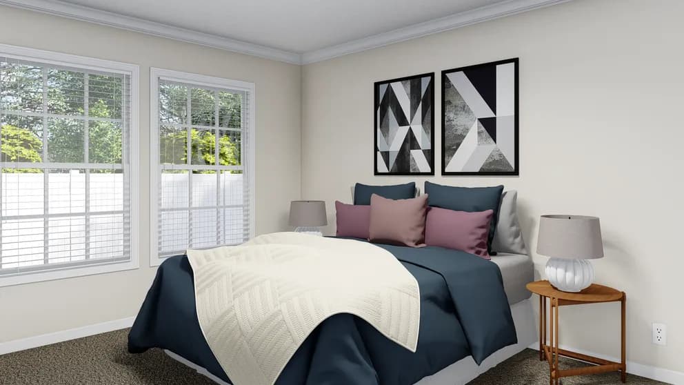 The palmetto mod bedroom home features