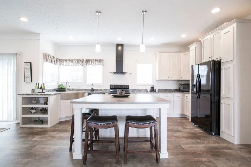 The whitecap mod kitchen home features