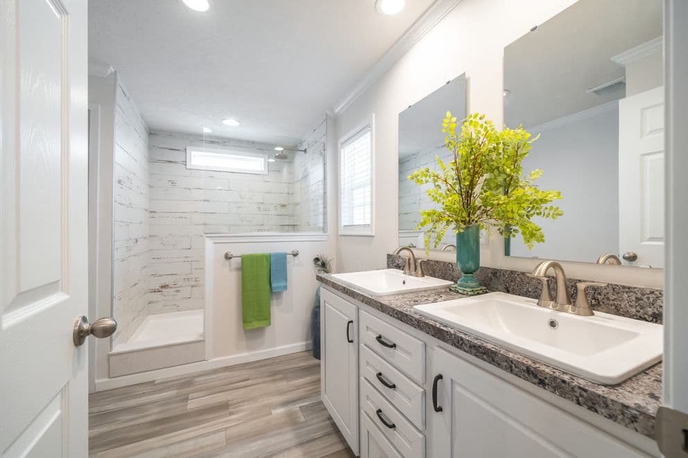 The pinehurst mod bathroom home features