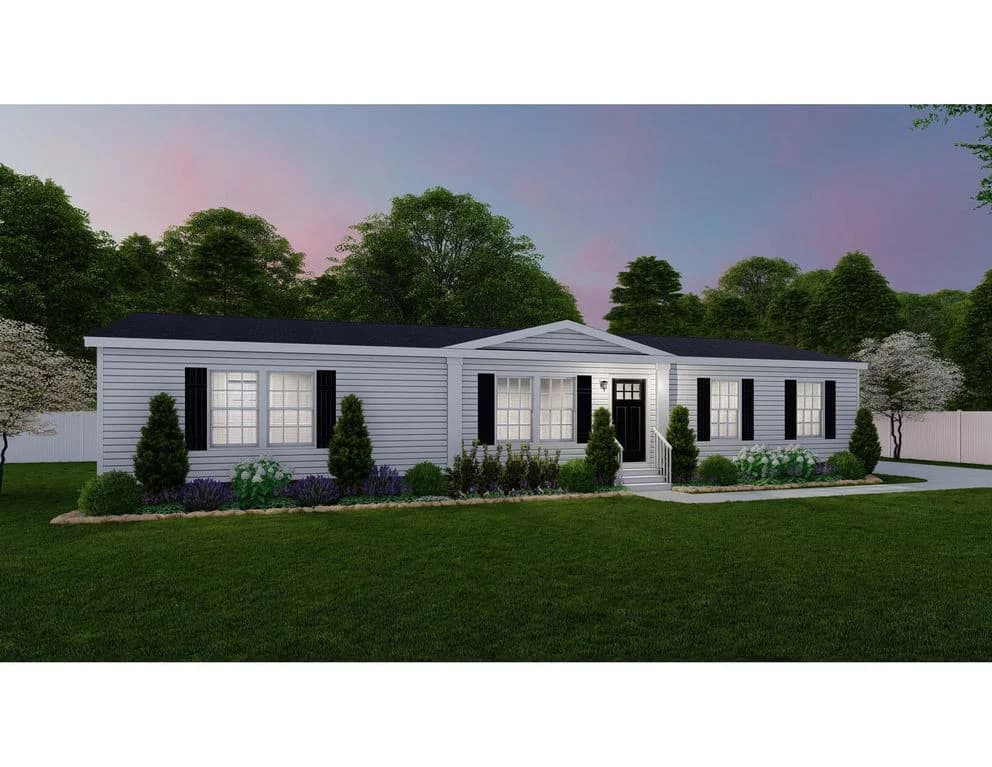 The whitecap hud elevation and exterior home features
