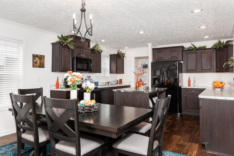 The georgetown mod kitchen home features