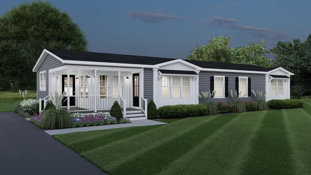 Southern belle 4br hud elevation and exterior home features