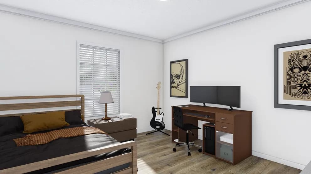 Big easy mod bedroom home features
