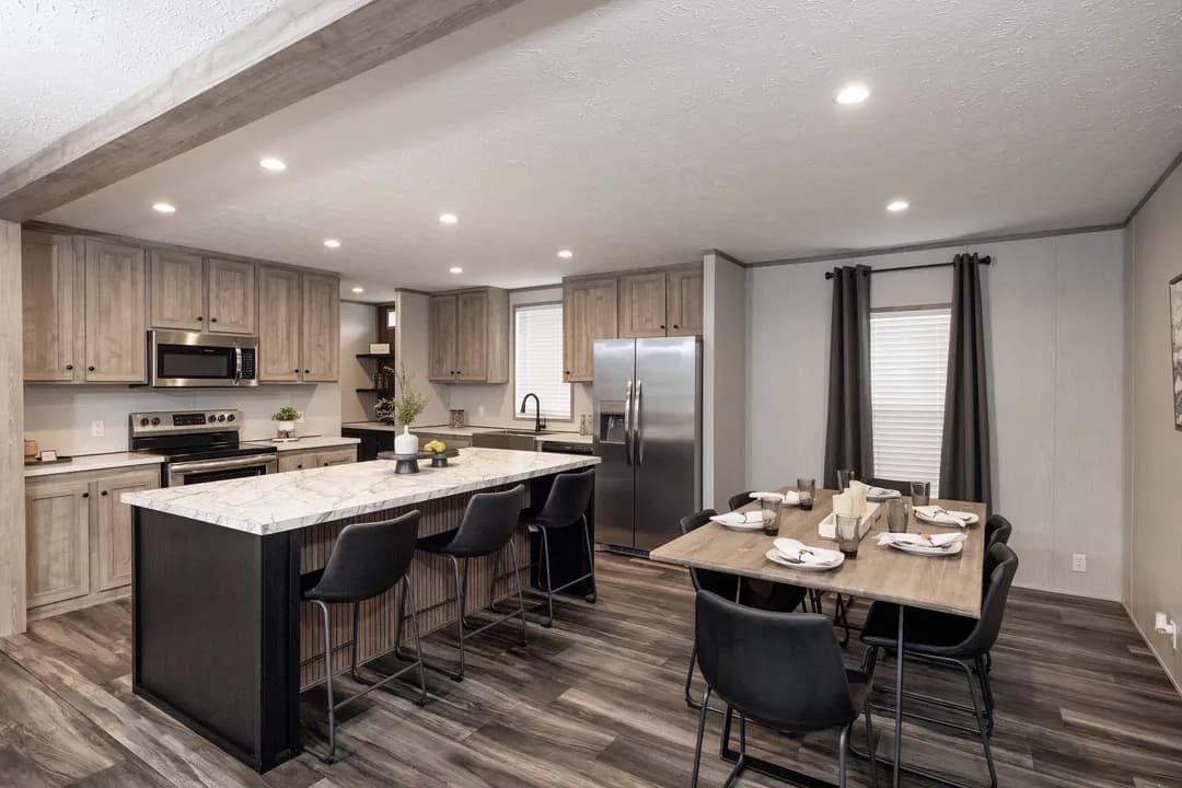 The dark sands kitchen home features