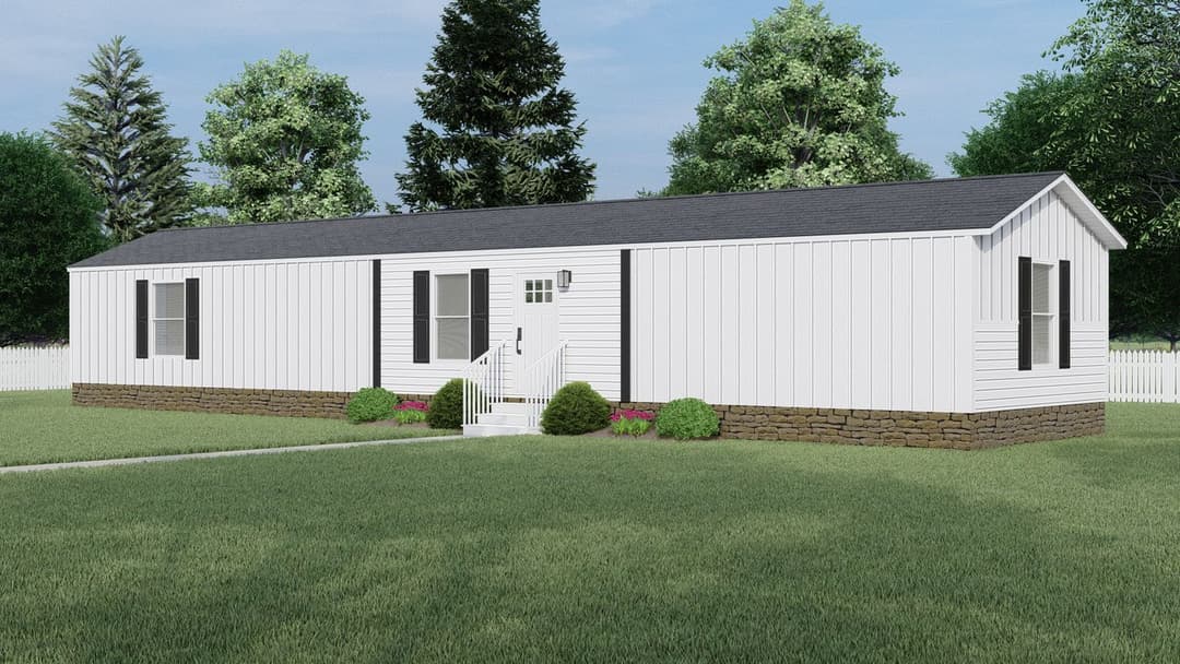 Clark elevation and exterior home features