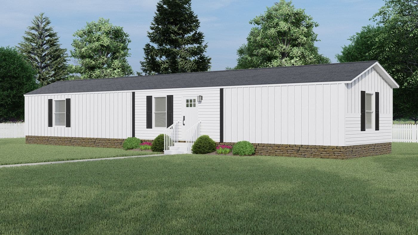 Clark elevation and exterior home features