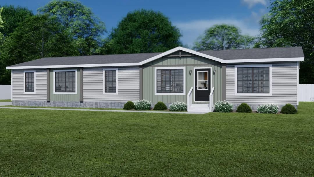 The angelina hero, elevation, and exterior home features