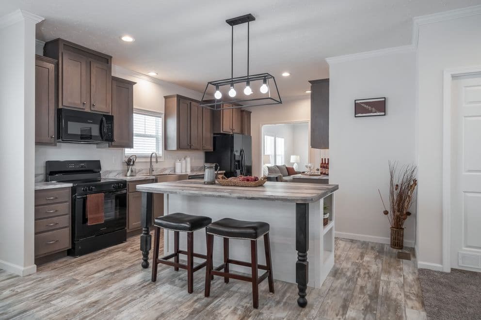 The marion hud kitchen home features