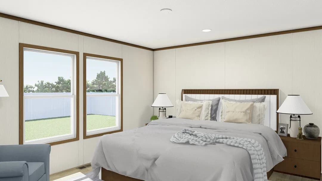 Occasion bedroom home features