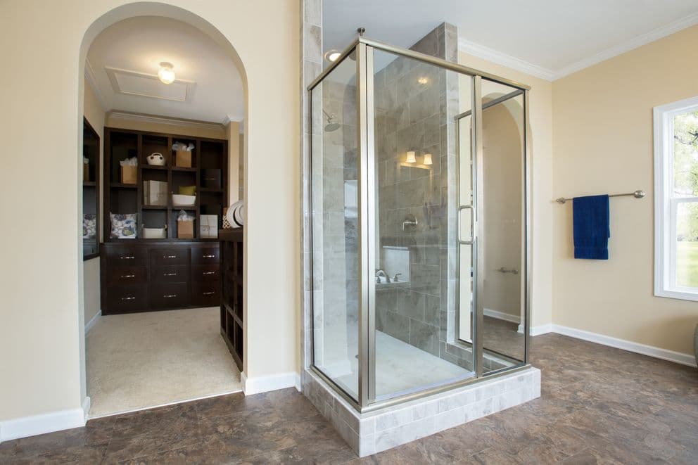 The sanibel mod bathroom home features