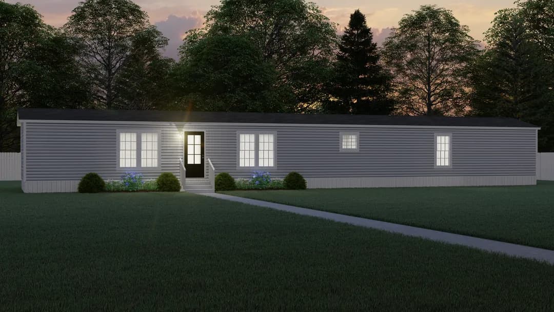 The bobby jo elevation and exterior home features