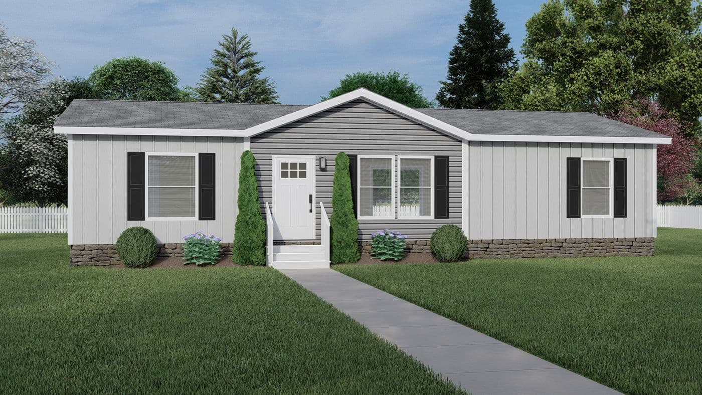 Desoto elevation and exterior home features