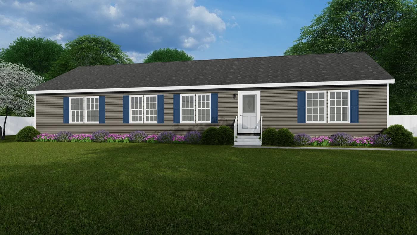 Platinum 6401 hero, elevation, and exterior home features