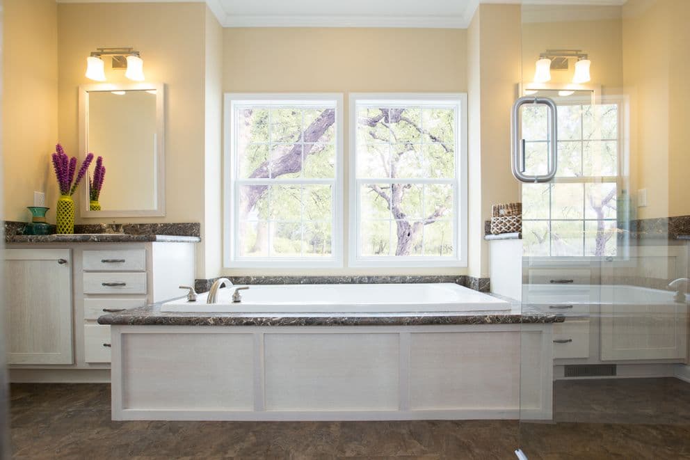 The sanibel mod bathroom home features