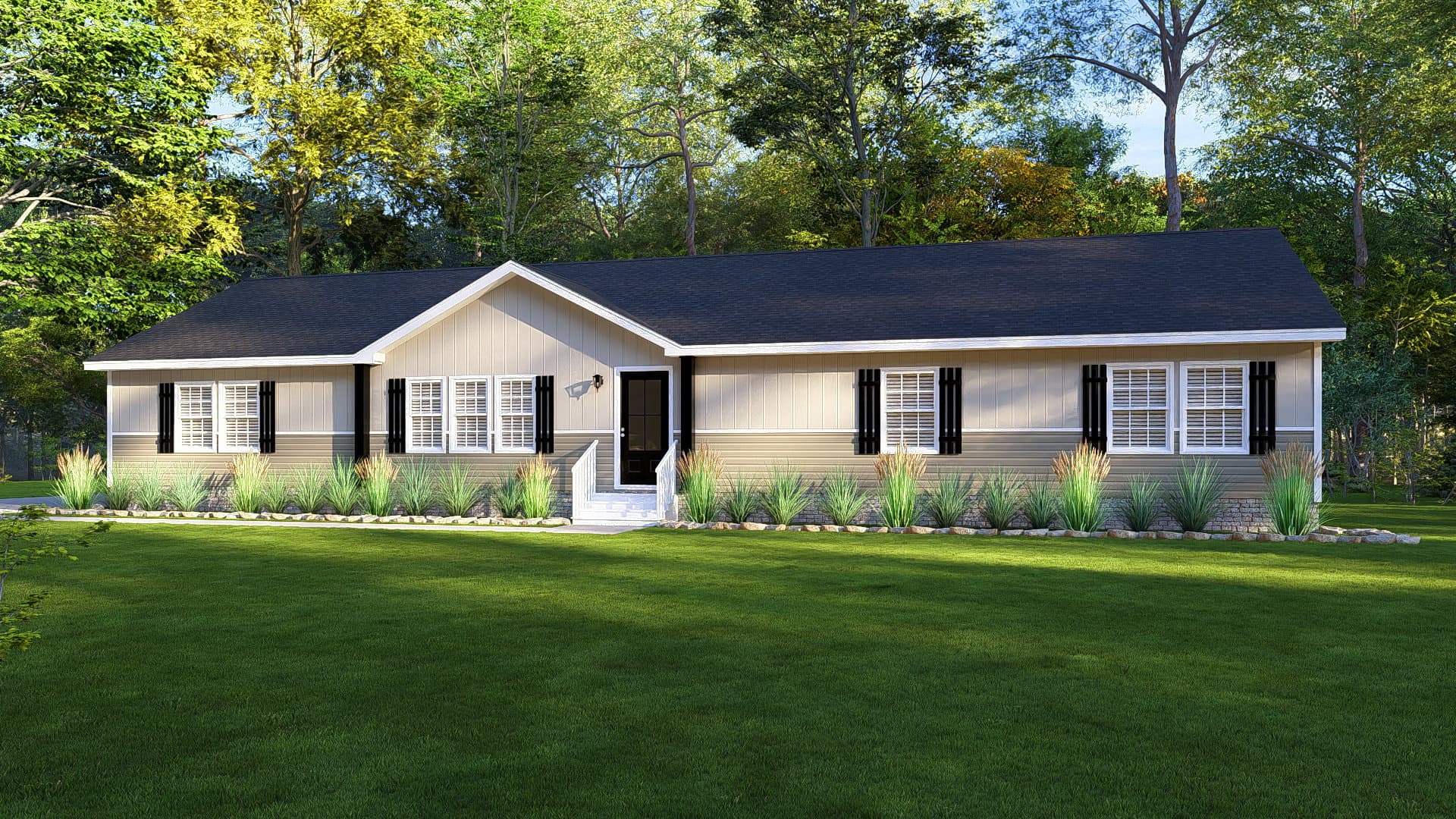 Big country mod hero, elevation, and exterior home features