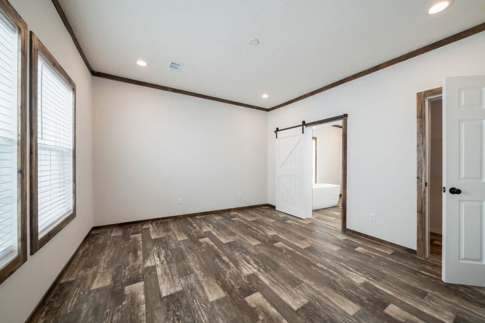 The tybee mod bedroom home features