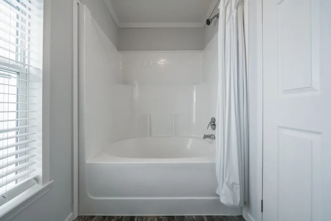 The leahy bathroom home features