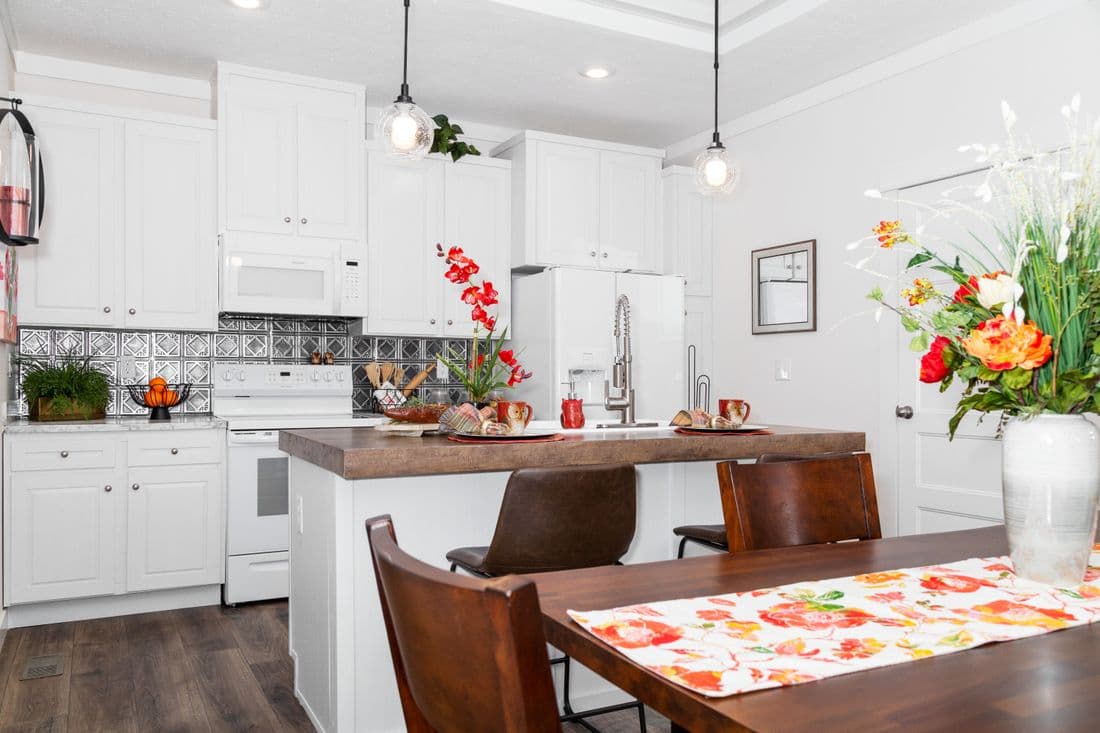 The magnolia mod kitchen home features