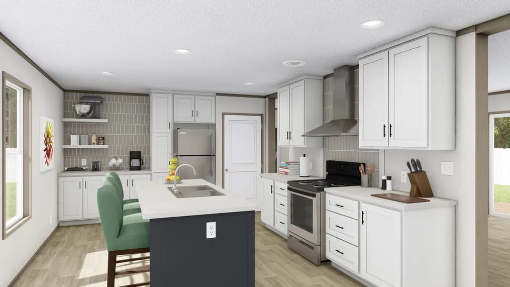Rainier kitchen home features