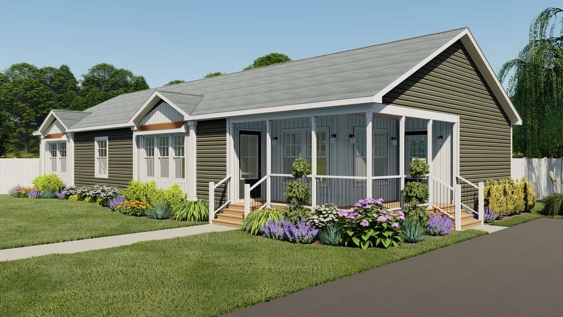 Southern comfort mod hero, elevation, and exterior home features