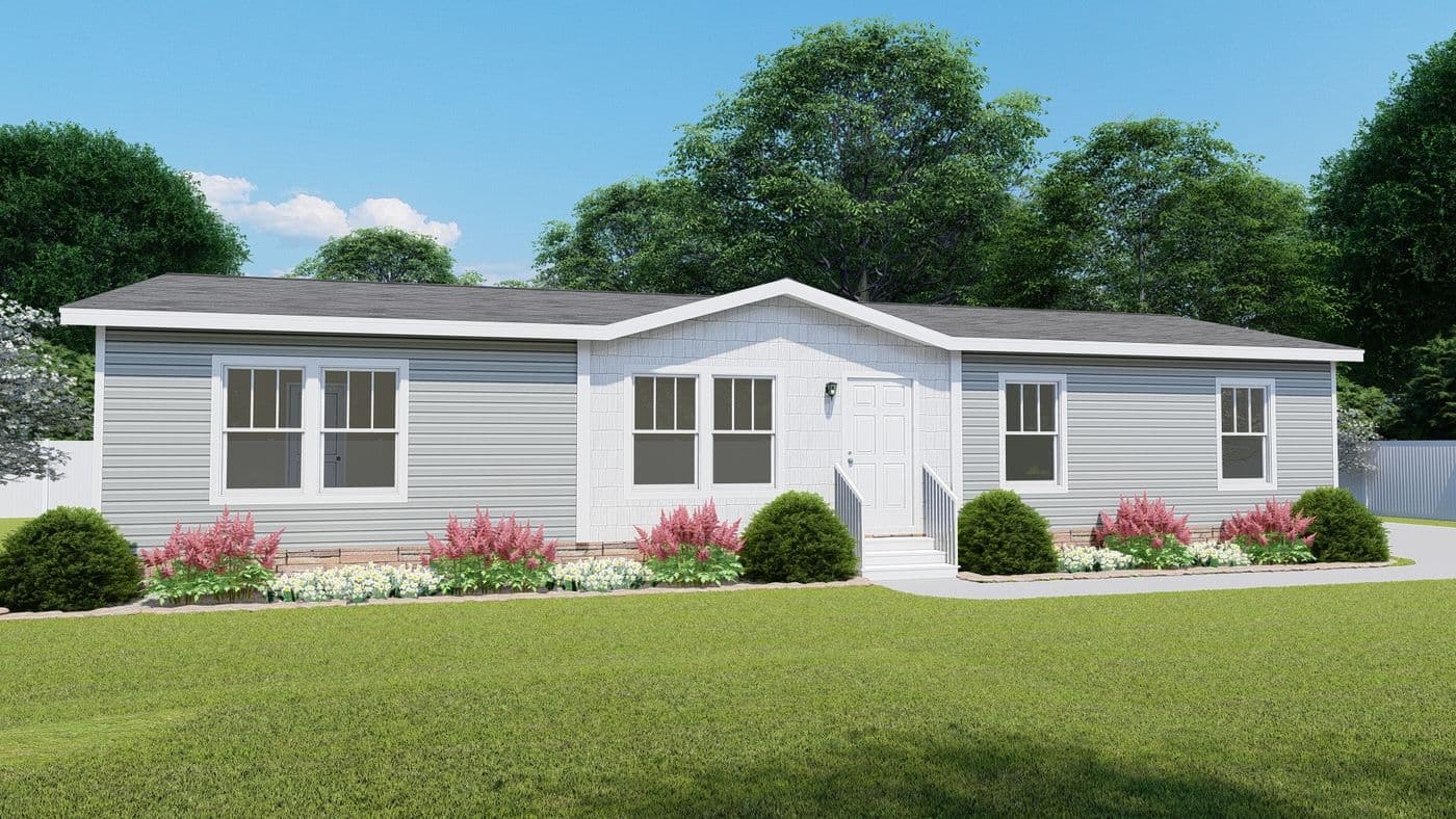 River hero, elevation, and exterior home features