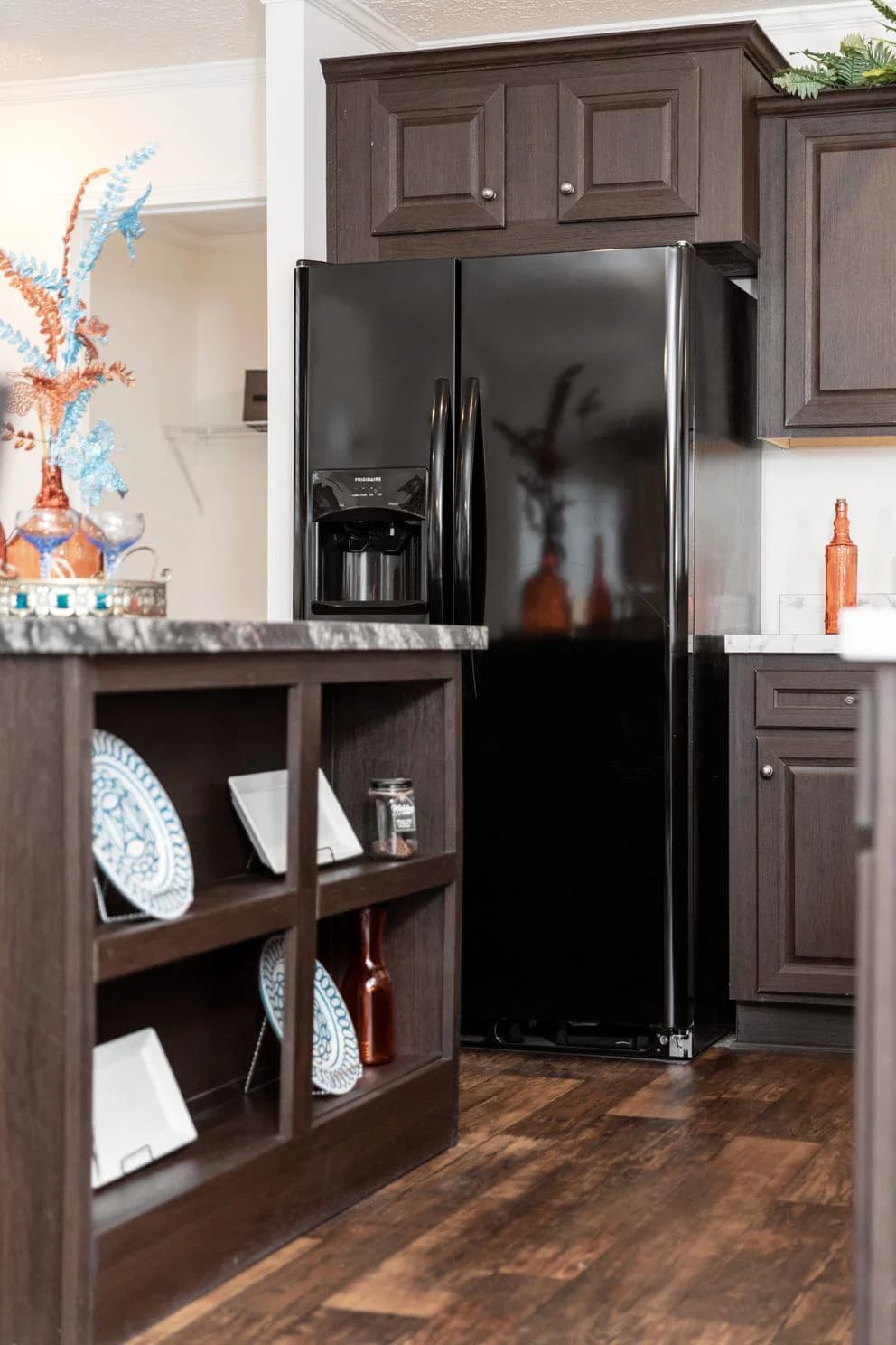 The georgetown mod kitchen home features