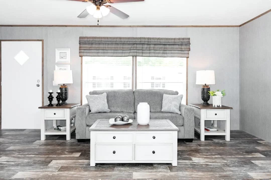 The morris interior home features