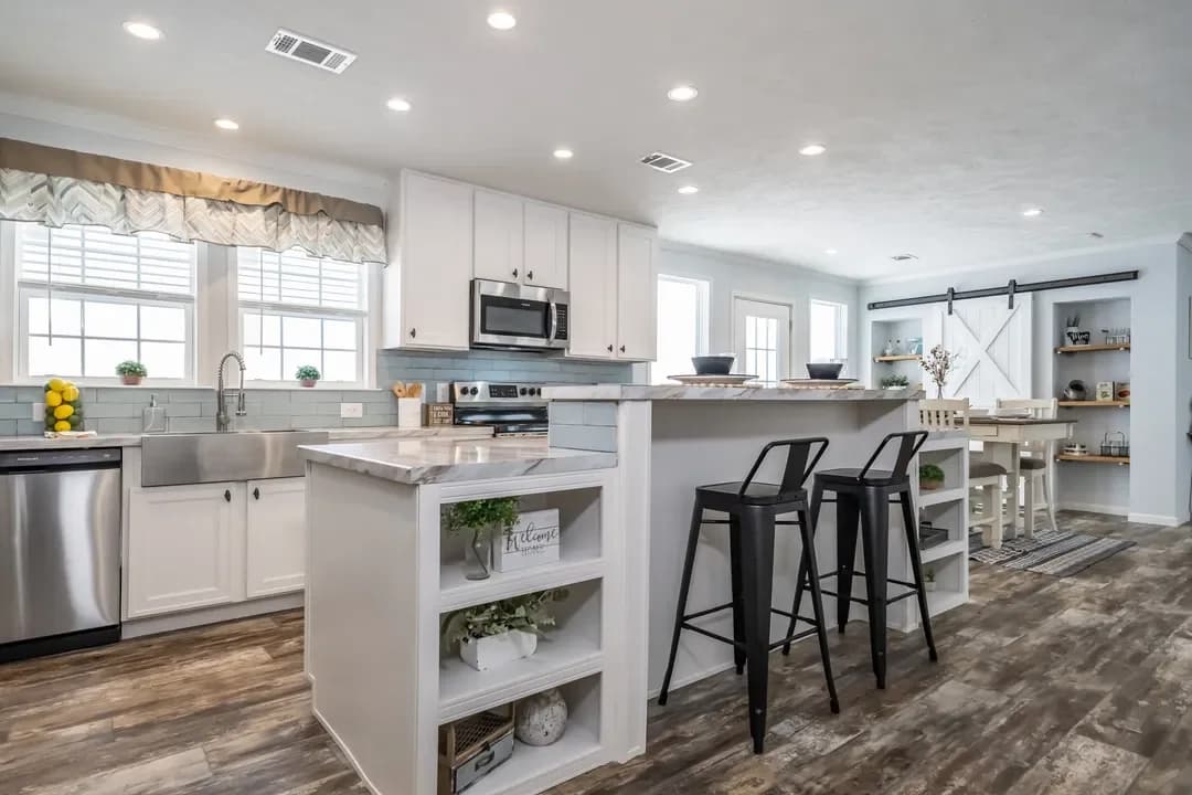 The leahy kitchen home features