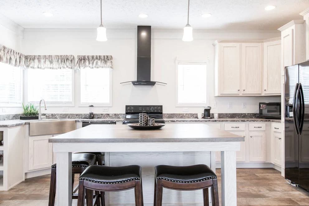 The whitecap mod kitchen home features