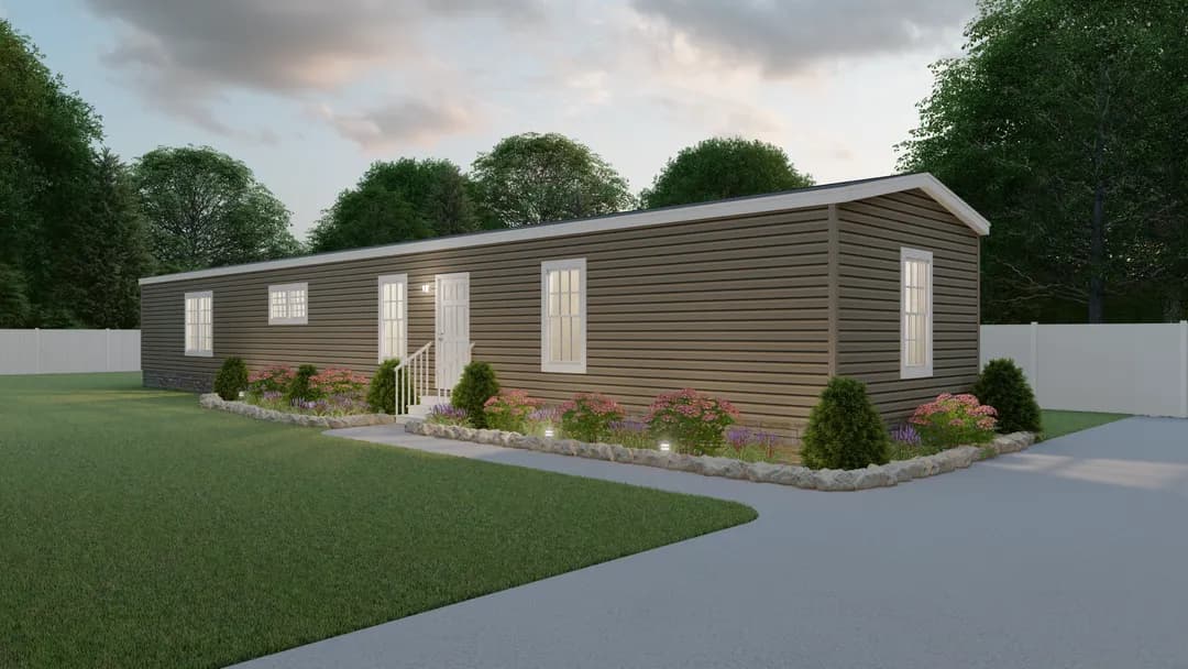 The bexar elevation and exterior home features