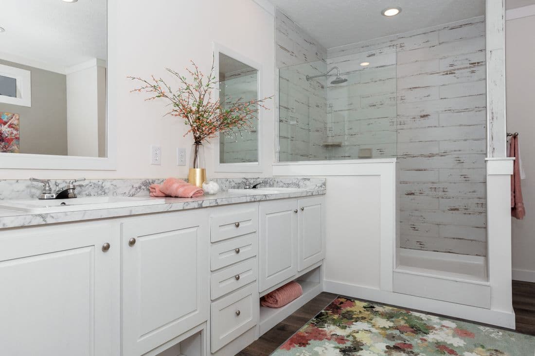 The magnolia mod bathroom home features