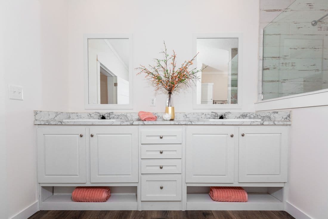 The magnolia mod bathroom home features