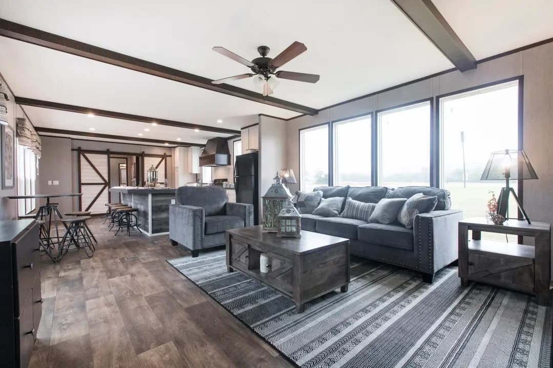 The seaside 3 interior home features