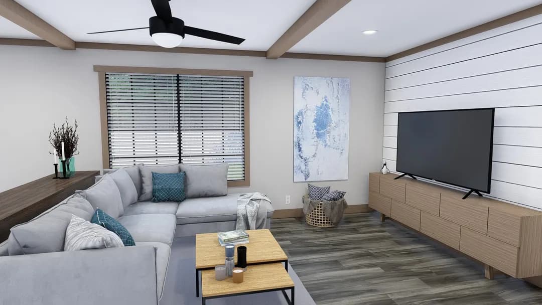 The tinsley interior home features