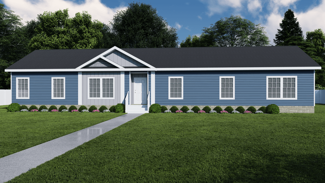 Bella vista mod hero, elevation, and exterior home features