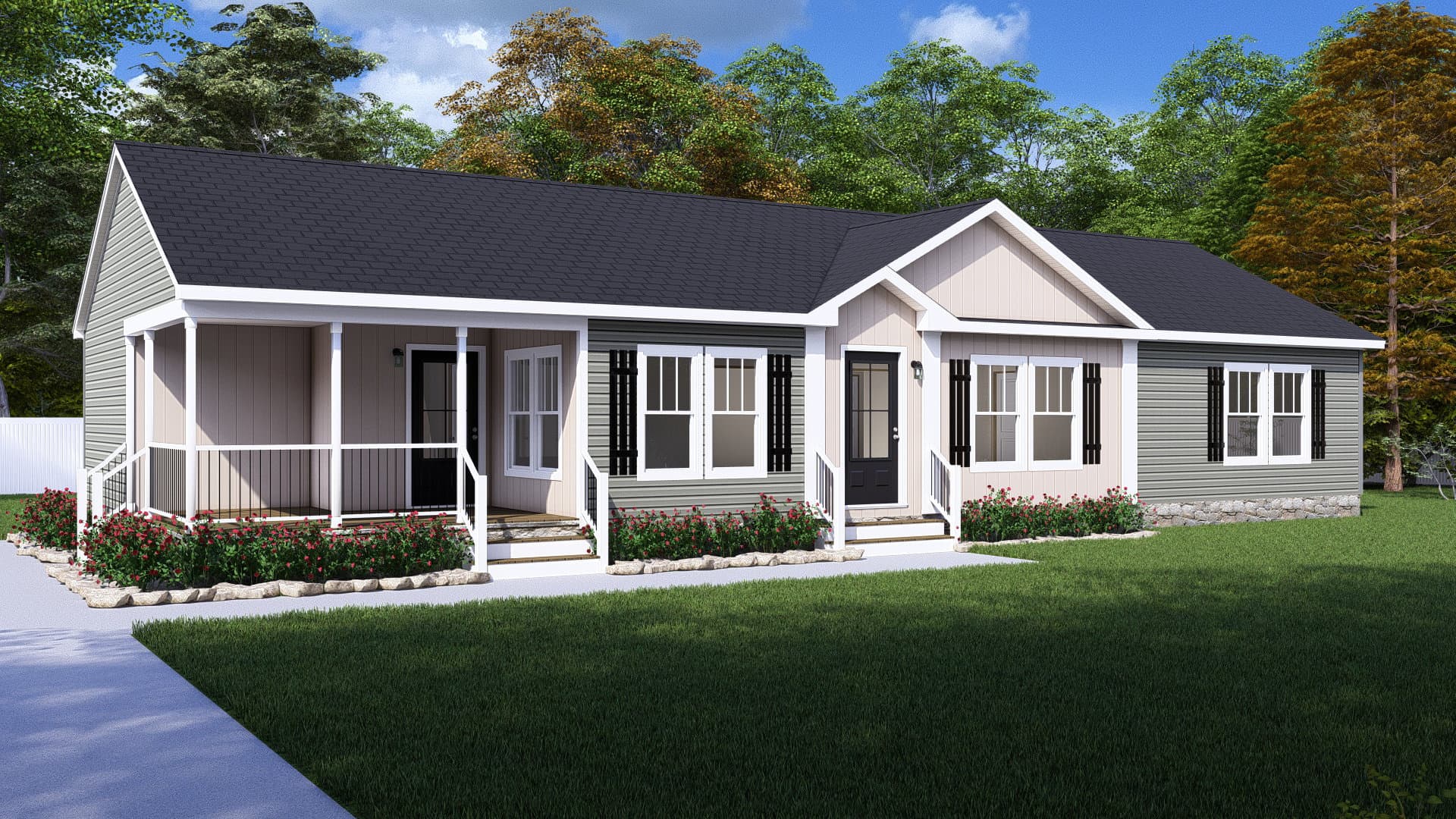 Baby belle mod hero, elevation, and exterior home features