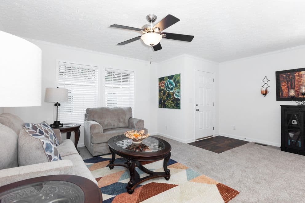 The georgetown mod interior home features