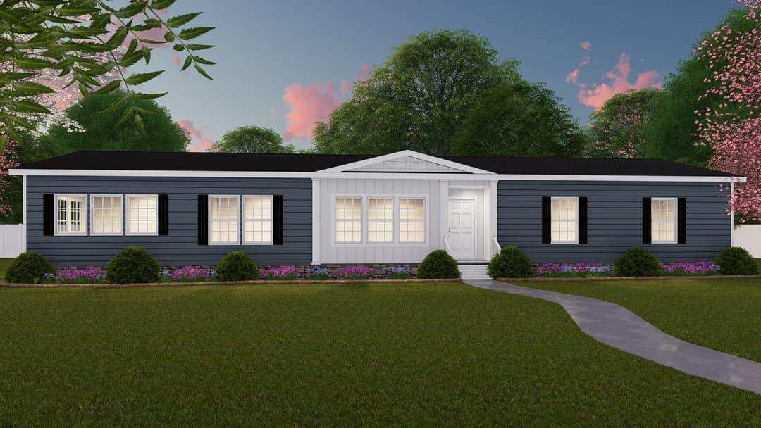 The raelyn hud exterior home features