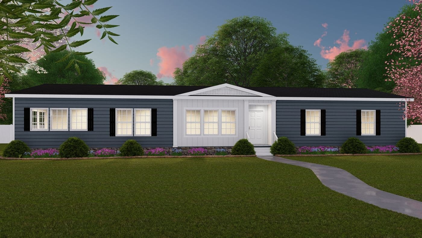 The raelyn hud exterior home features