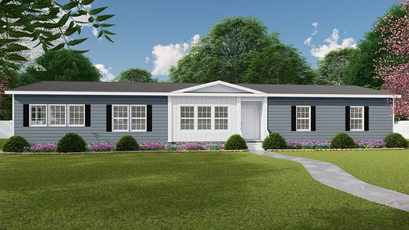 The raelyn hud hero, elevation, and exterior home features