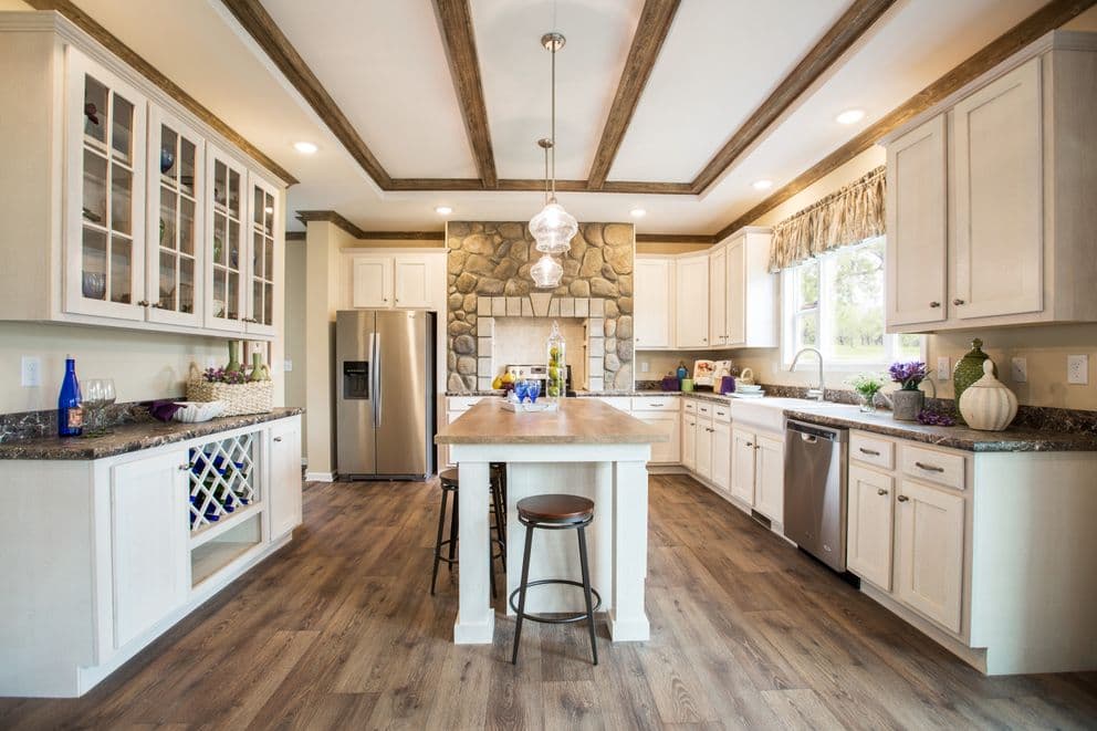 The sanibel mod kitchen home features