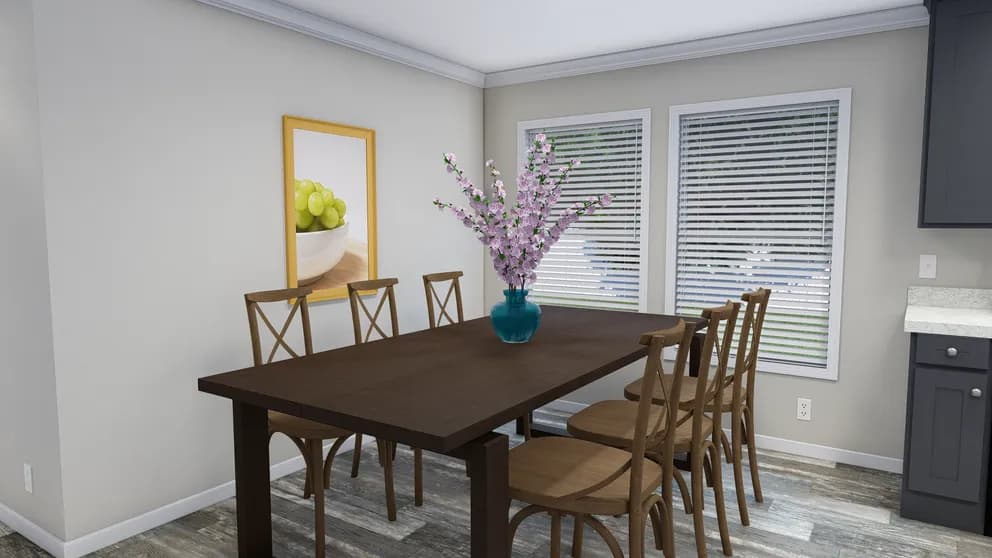 The beau mod interior home features