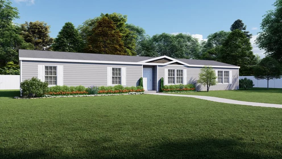 The driftwood hud hero, elevation, and exterior home features