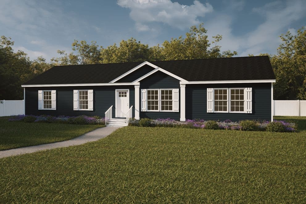 Sweet one mod hero, elevation, and exterior home features