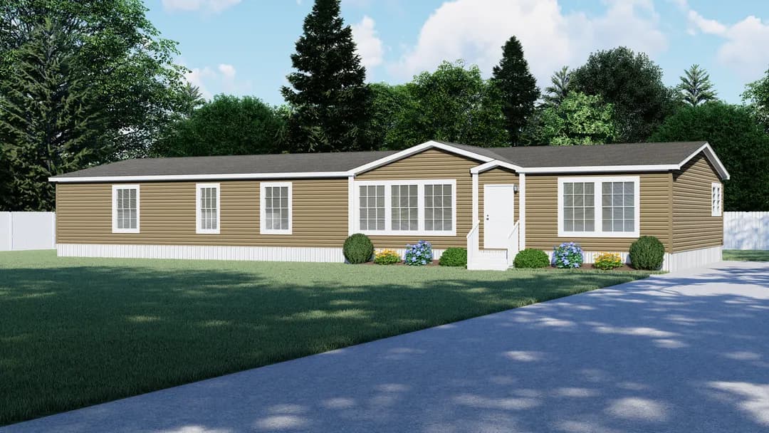 The leahy hero, elevation, and exterior home features