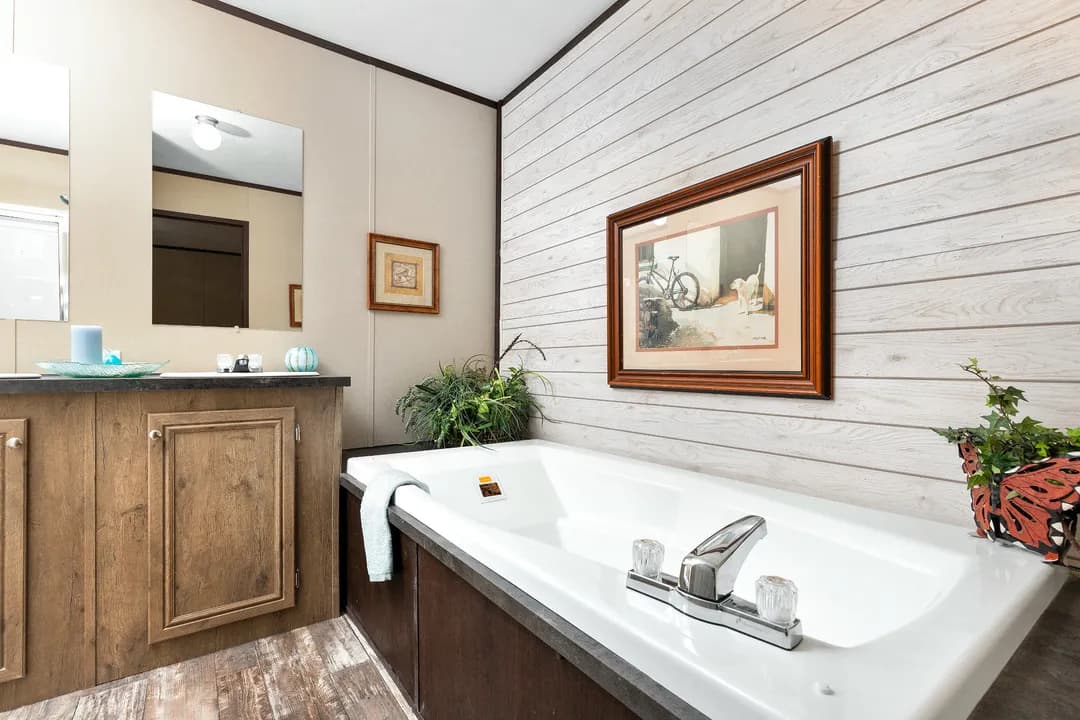 The sherman bathroom home features